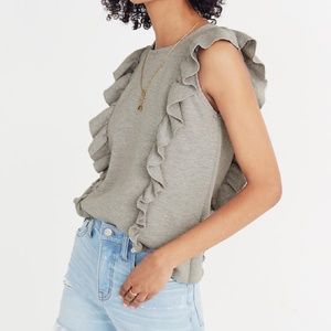 Madewell Ruffled Sweater Tank